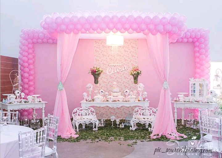 PINK BALLOON  BACK GATE  DECORATION